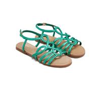GIOSEPPO Sandales Yakima en cuir tressé, bleu aqua, 38 EU