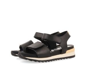 GIOSEPPO Sandalias Deportivas NEGRAS Con DETALLE en Amarillo Para NIÑA Y NIÑO LOOE