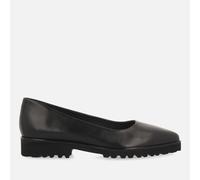 GIOSEPPO Ballerines Noires en Peau à Semelle de Type Track pour Femme sauchie