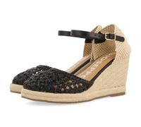 GIOSEPPO SERIGNAN Sandales compensées pour femme Noir 37 EU, Noir, 37 EU