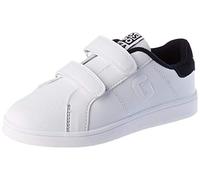 GIOSEPPO Sneakers COLEGIALES Blancas Con DETALLE en Azul Marino Y Doble CIERRE Ajustable VOLSK