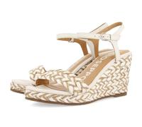 GIOSEPPO Femme Tigard Sandale Cage Espadrille, Blanc, 37 EU