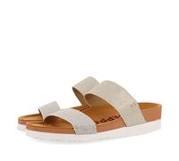 GIOSEPPO Tongs blanches pour femme, argenté, 38 EU