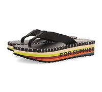 GIOSEPPO Tongs bordeaux avec bande et plancher léger pour femme verton, Noir, 39 EU