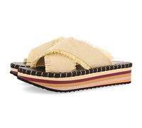 GIOSEPPO Tongs de Plage Beige avec Plancher Multicolore pour Femme Terena, beige, 38 EU
