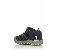 GIOSEPPO Tongs de Sport Noires avec détails Jaunes