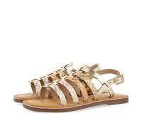 GIOSEPPO Sandales en cuir crabe de couleur or pour filles tregan, or, 32 EU