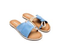 GIOSEPPO WHATELY Sandales plates pour femme Bleu Pointure 36, bleu, 36 EU