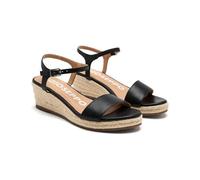 GIOSEPPO YALAHA Sandales compensées Espadrilles Femme Noir 35 EU, Noir, 35 EU