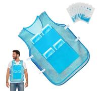 GIOST glace refroidissement réfléchissant - vitesse d'été réglable, chemise d'emballage pour | Vêtements le vélo cours extérieur respirant, vêtements thermiques légers