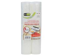 GIO'STYLE 2 rouleaux sous vide Fresh | 30 x 600 cm | Convient pour le stockage et la cuisson sous vide | Sans BPA, fabriqué en Italie