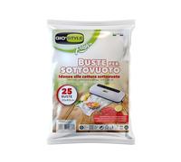 GIO'STYLE 25 enveloppes sous vide Fresh | 30 x 40 cm | Convient pour le stockage et la cuisson sous vide | Sans BPA | Fabriqué en Italie