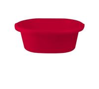 GIO'STYLE Bassine Ovale Colors | Idéal pour Le Nettoyage | Rouge | 18 L | Polypropylene