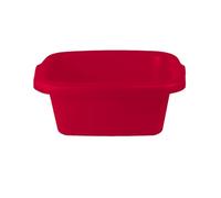 GIO'STYLE Bassine rectangulaire Colors | Idéal pour Le Nettoyage | Rouge | 10 L | Polypropylene