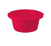 GIO'STYLE Bassine Ronde Colors | Idéal pour Le Nettoyage | Rouge | 12 L | Polypropylene