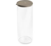 Giostyle Conteneur alimentaire pour garde-manger rond XL | Taupe | 2,2 L | Fabriqué en Italie | Couvercle hermétique | Ligne avec.Tengo