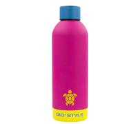 GIO'STYLE GioStyle Gourde Fluo | 750 ml | Acier inoxydable | Fermeture hermétique | Couleurs assorties