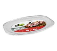 GIO'STYLE Grand plateau en aluminium - 10 portions | 42 x 28 cm | Fabriqué en Italie