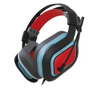Gioteck - Casque de jeu stéréo filaire HC-9 Bleu et Rouge pour Switch/Switch Lite, PC, Mac et Mobile