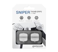 Gioteck - Reposes Pouce (Thumb Grips) Sniper Blanc Translucide Pour Ps5