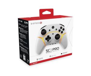 Gioteck SC3 BT W'Less Pro Controller for Nintendo Switch 2 White
