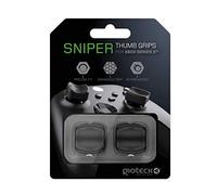 Gioteck STGX - Thumb Grips Xbox Series X/S - Bouchons/Capuchons/Protection en Silicone pour Joysticks Grips Xbox X/S - Antidérapant - Aide a viser - Protection Manette Xbox Series X/S - Noir
