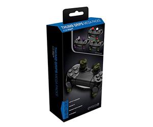 Gioteck TGMP - Thumb Grips pour PS4 - Megapack Protection/Bouchons/Capuchons pour Joystick PlayStation 4 - Antidérapant - Aide a viser - Protection Manette PS4 (Lot de 4)