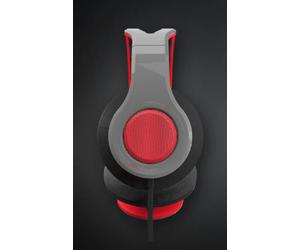 Gioteck TX-30 Casque Avec fil Arceau Jouer Noir, Gris, Rouge