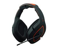 Gioteck TX50 - Casque Gaming PS5 Filaire - Micro Antibruit et Contrôle du Volume - Son Surround - Cable Jack 3.5mm - Casque Gamer Compatible avec Switch/PS4/PS5/Xbox One/Series et PC (Noir/Orange)