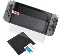 Gioteck - Verre trempé pour Switch - Film Protection écran en Verre Trempé pour Switch - Anti Trace de doigts - Résistant aux