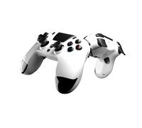 Gioteck VX4 Wireless Controller for PlayStation 4 (PS4) - White with Progammable Back Buttons - Bluetooth Compatible