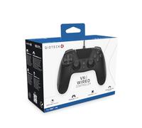 Gioteck - VX4 Manette Bleue filaire pour PS4 et PC. Contrôleur, Gamepad, Joystick Support de mouvement et de vibration. Design ergonomique. Black