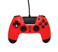Gioteck VX4PS4-43-MU- Controller VX4 Rosso Cablato per PS4 (Sony Playstation 4)