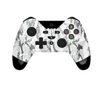 Gioteck WX4 - Manette Bluetooth sans fil pour Nintendo Switch - Manette compacte pour Switch/Switch Lite/PC - Vibrations - Autonomie 12 Heures avec LED Niveau de Batterie - Couleur Camo Gris