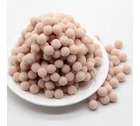 GIOTEL Boule à Pompons de 8mm, 2000 pièces, adaptée à la décoration de Mariage Faite à la Main, Fournitures Artisanales de Couture, Bricolage (Color : 36 Beige, Size : 8mm 2000pcs)