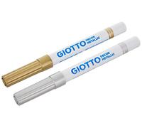 Giotto 014500 Stylo feutre Doré, Argent