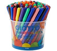 GIOTTO 25926 Pot de 96 Unités Feutre turbo Color Polyester encre Non Toxique bouchon sécurité pointe bloquée 2,8 mm