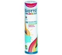 GIOTTO Colors 3.0 - Tube métal 24 crayons de couleur