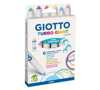 Giotto 431000 Turbo Giant Pastel 6 pièces