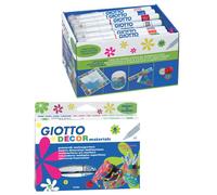 Giotto 453400 Décor Multi-Surface Art Marqueurs à Suspendre Matériel Boite De 12