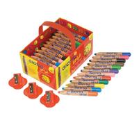 Giotto 461300 Bebe Gros Crayons Et Taille-Crayons - Paquet De 36