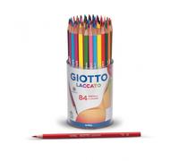 Giotto 520100 - Crayons Laqués - Pour La Classe -12 Couleurs - Tolo 84 Pièces