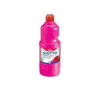 Giotto 5334 10 Bouteille Gouache Prête a l'Emploi 1000 ml Rose