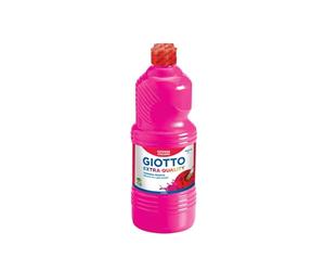 Giotto 5334 10 Bouteille Gouache Prête a l'Emploi 1000 ml Rose