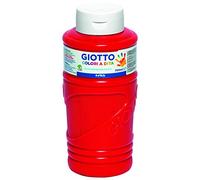 Giotto 5360 10 Flacon de Peinture pour Les Doigts Rouge 750 ML