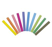 Giotto 539000 Craie pour tableau noir Robercolor - ronde, 10 couleurs assorties, 100 pièces