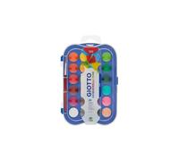 Giotto Acquerelli Mini – Boîte de 24 pastilles de gouache avec pinceau