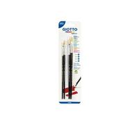 GIOTTO Art 577 - Lot de pinceaux - 4 parties - plat - taille : 4, 6, 8, 10