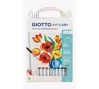 GIOTTO Art Lab - Set Peinture aux numéros thème Fleurs