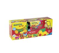 GIOTTO be-bè My Dough Bunny - Set 6 x 100g pâte à jouer + accessoires
